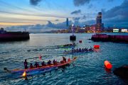 HKSAR 25th Anniversary Dragon Boat in City
