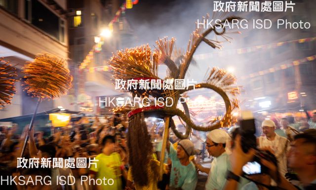 Fire Dragon Dance at Tai Hang